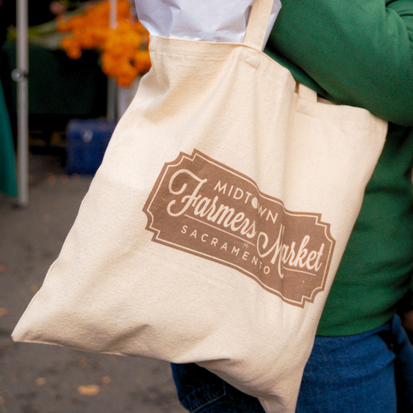 Midtown Farmers Market Logo Tote